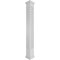 Ekena Millwork Craftsman Classic Square Non-Tapered Art Deco Fretwork Column w/ Prairie Capital & Prairie Base CC1008ENARDPRPR - alternate 1